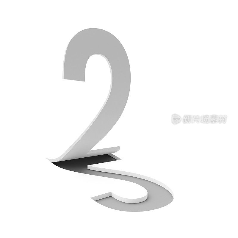 3 d数字2